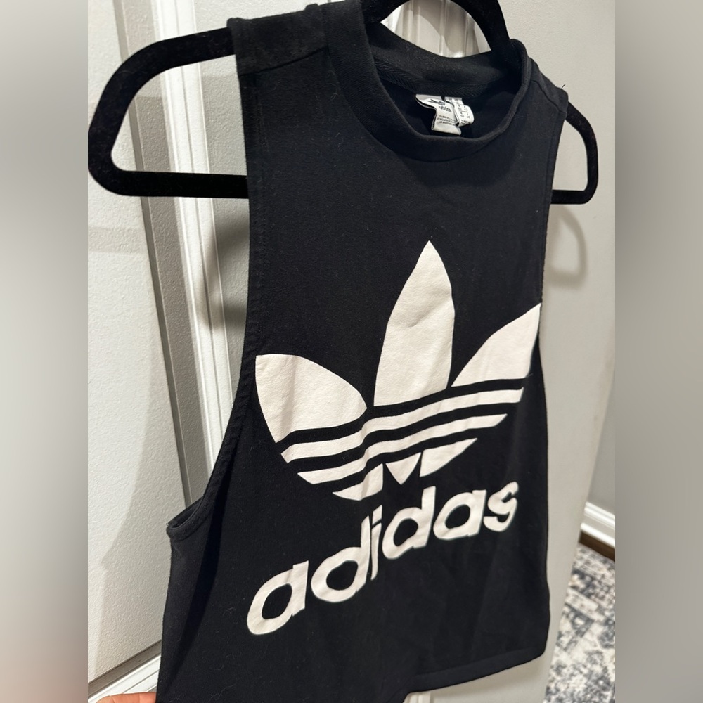 adidas Originals Trefoil Muscle Tank Top (M) - Picture 4 of 4